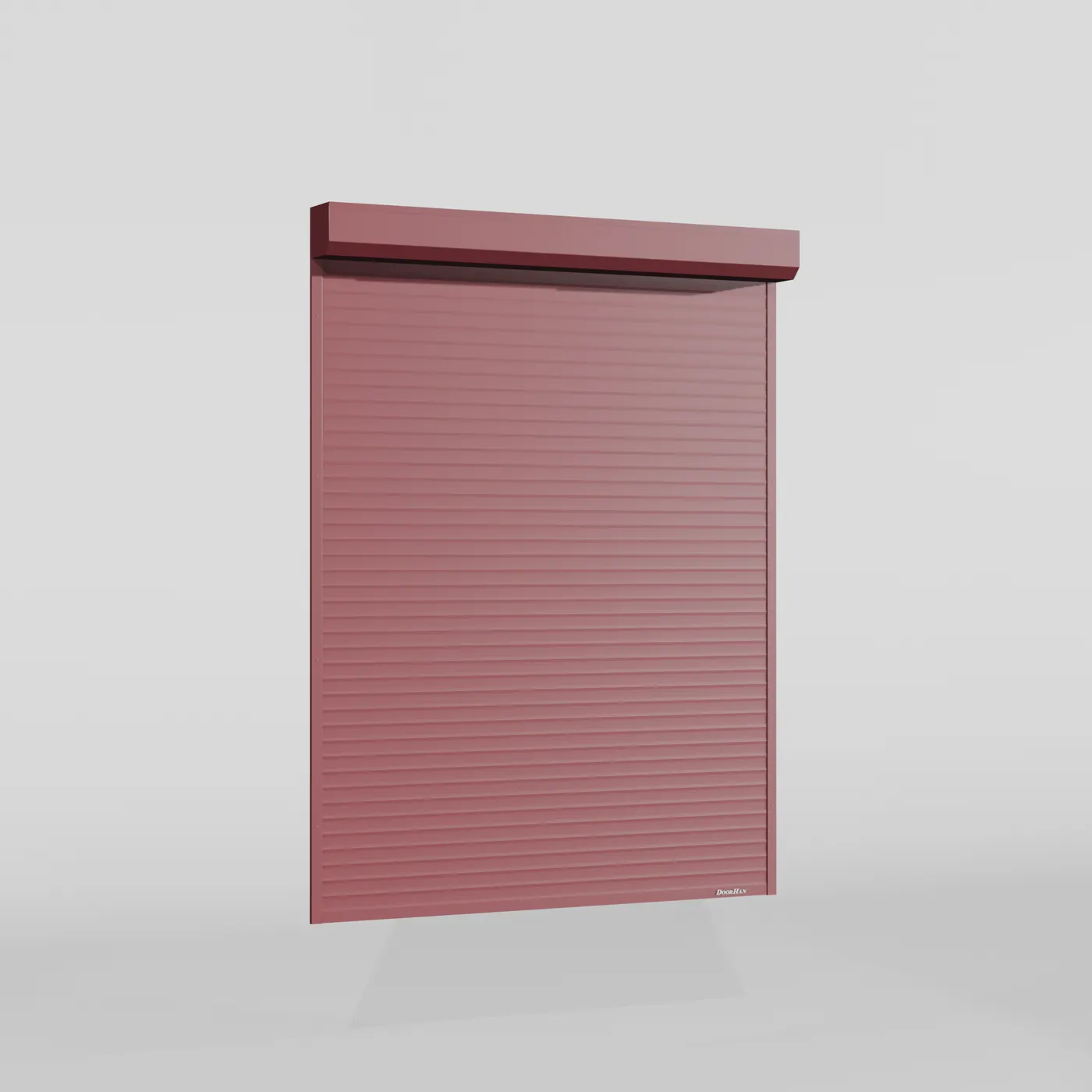 Рольставни DoorHan 2900х1100 цвета RAL 3005 (бордовый) невзломостойкие с автоматикой